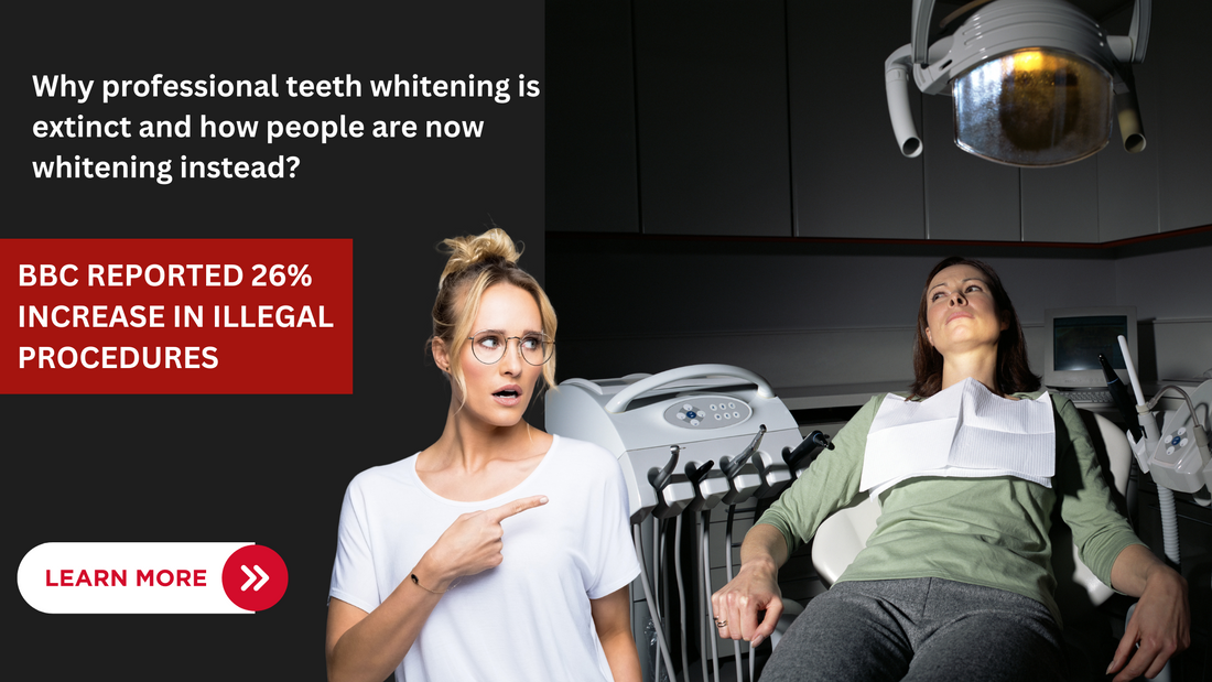 WHY PROFESSIONAL TEETH WHITENING IS EXTINCT AND HOW PEOPLE ARE NOW WHITENING INSTEAD?