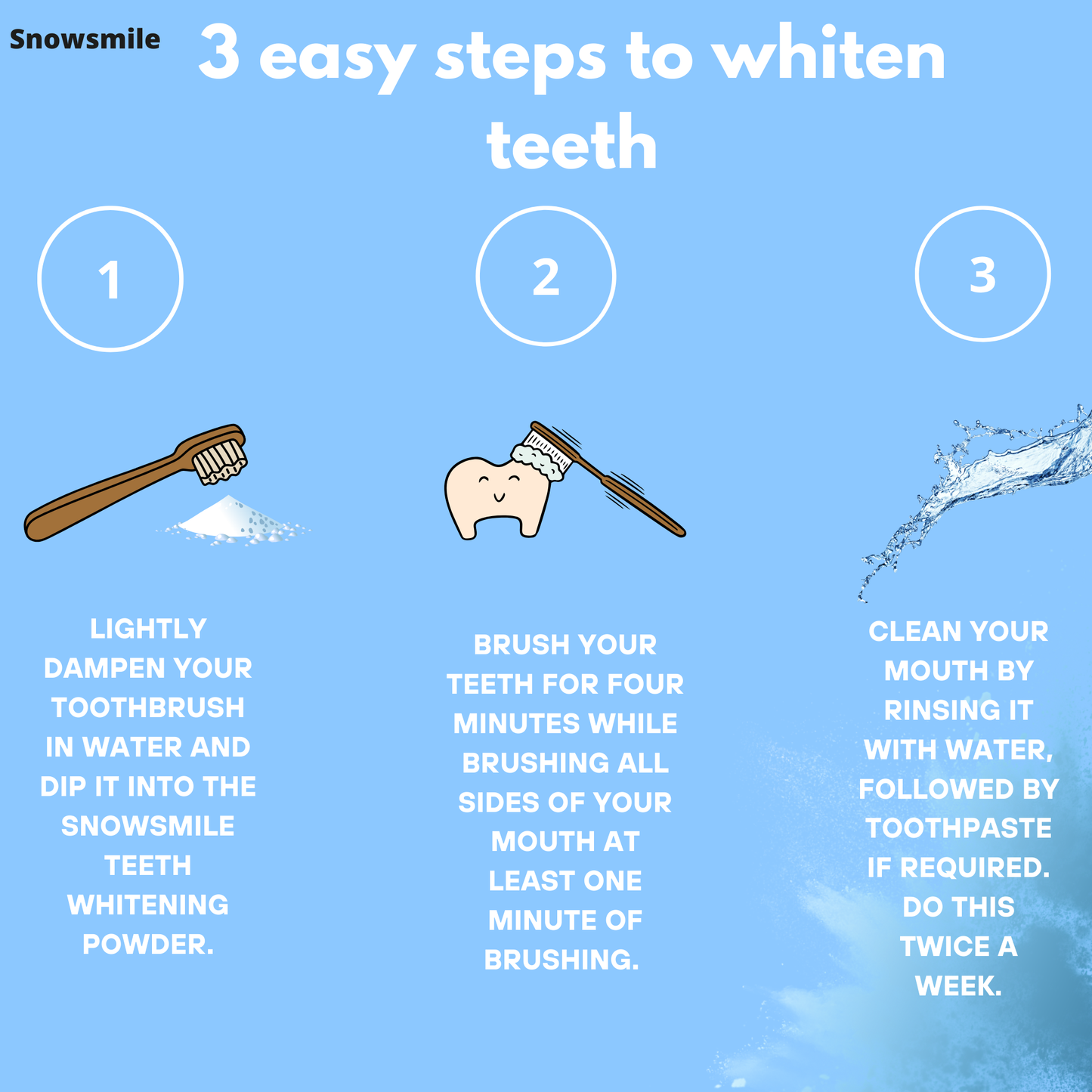 Snowsmile Teeth Whitening Powder Kit